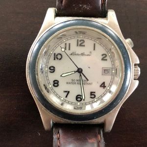 Eddie Bauer watch LG light up colored bezel.